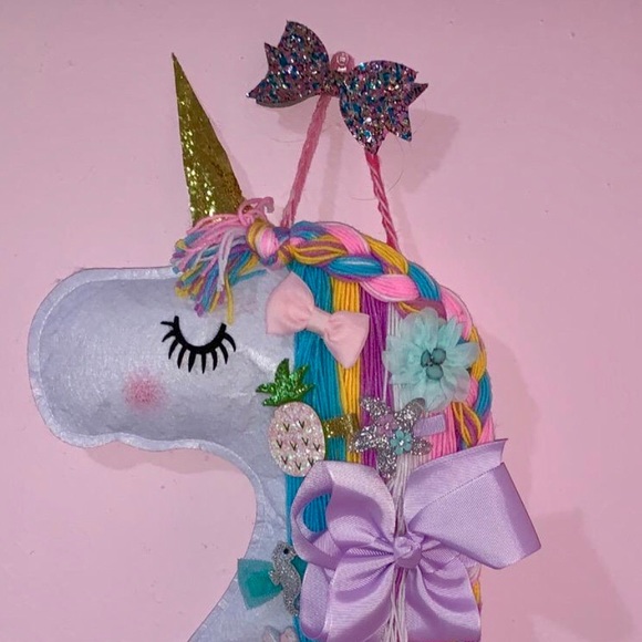 Unicorn Hair Accessory Wall Display Organizer - Picture 11 of 13